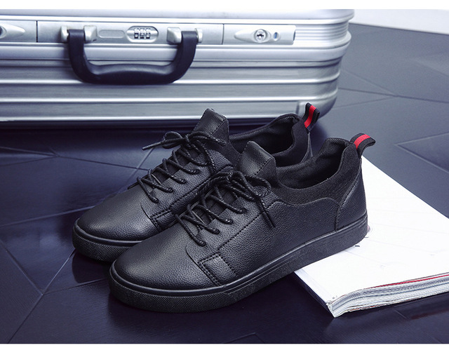 Wysokiej jakości męskie nieformalne buty skórzane Pu z akcentem biznesowym (ST473) - Wianko - 8