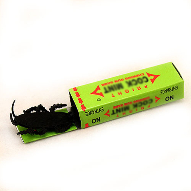 Zabawki interaktywne - 3 sztuki symulowanej gumy do żucia karalucha. Śmieszne i straszne prezenty dla dzieci na Prima Aprilis i Halloween - Wianko - 19