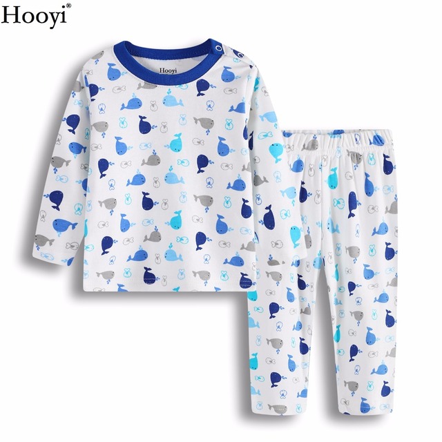 Zestaw piżam dla chłopców Hooyi Fashion Fighter Baby - garnitur z 100% bawełny, samolotowa bielizna nocna dla dzieci - długi komplet do spania dla chłopców i dziewcząt - Wianko - 24