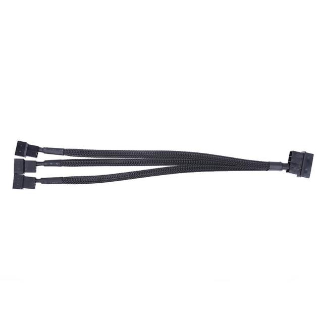 Adapter wentylatora En-Labs Molex 4pin do złącza 3Pin/4 Pin chłodnicy - 25 CM - Wianko - 13