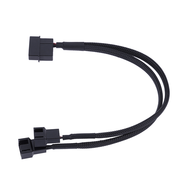 Adapter wentylatora En-Labs Molex 4pin do złącza 3Pin/4 Pin chłodnicy - 25 CM - Wianko - 8