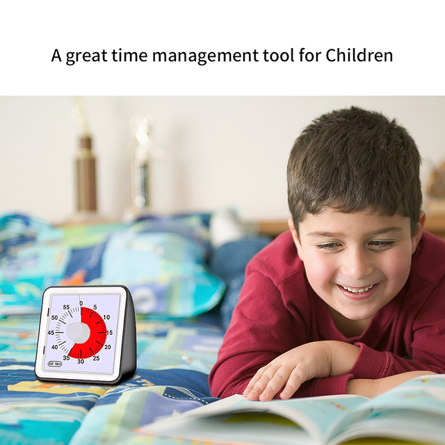 Cichy zegar odliczający 60 minut, regulowany, bezpieczny i trwały dla dzieci i dorosłych - Wianko - 12