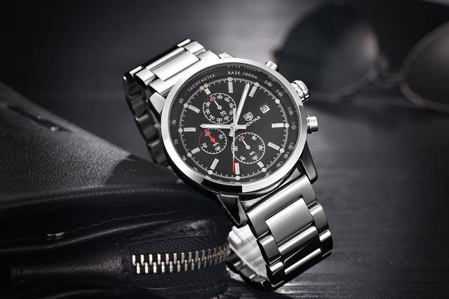 Zegarek mężczyźni BENYAR 2021 luksusowej marki, kwarcowy, moda chronograf, sportowy, godzina - Wianko - 19