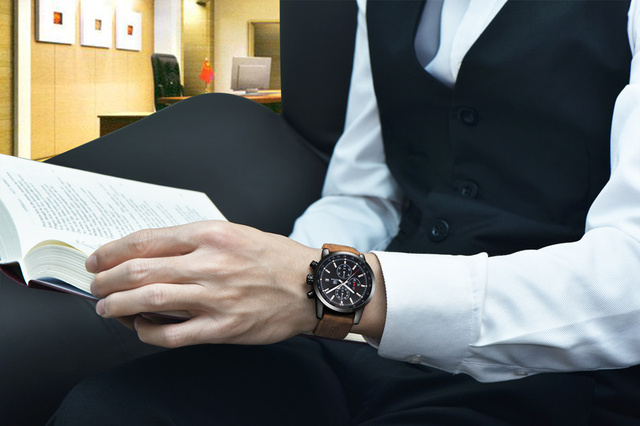 Zegarek mężczyźni BENYAR 2021 luksusowej marki, kwarcowy, moda chronograf, sportowy, godzina - Wianko - 9