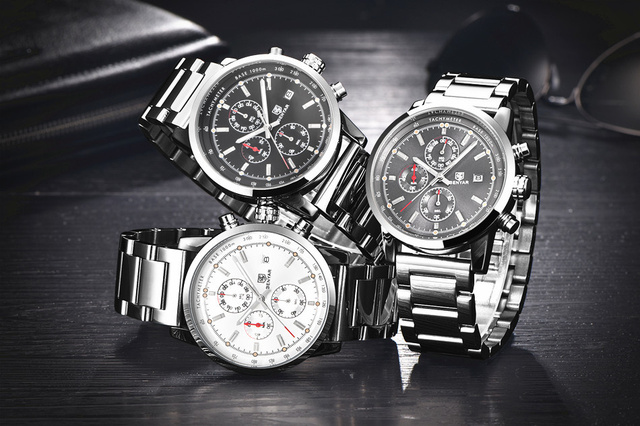 Zegarek mężczyźni BENYAR 2021 luksusowej marki, kwarcowy, moda chronograf, sportowy, godzina - Wianko - 20