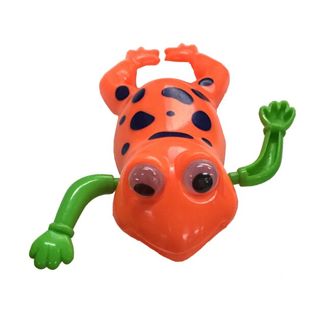 Zabawka kąpielowa żaba pływająca na baterie - zestaw Wind-Up Swim Frogs dla dzieci - Wianko - 5