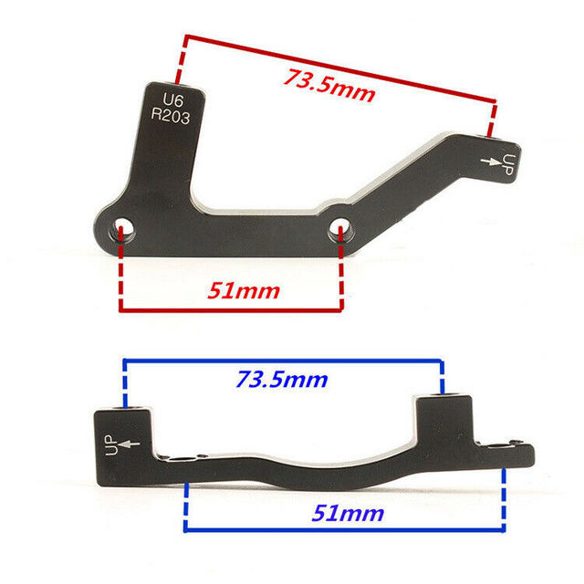 Hydrauliczny hamulec tarczowy MTB Bike z wirnikiem CenterLine o rozmiarze 160mm/140mm, adapterem na zacisk przedni/tylny oraz akcesoriami rowerowymi - Wianko - 18