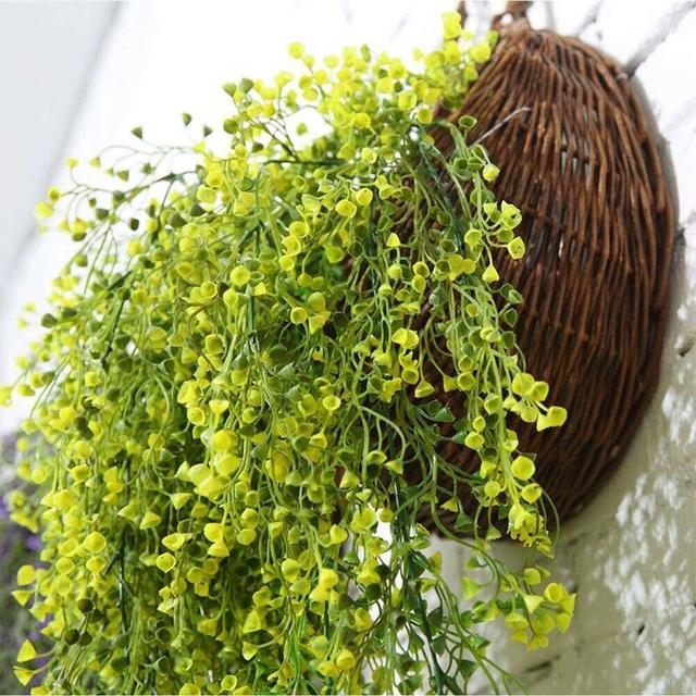Dekoracyjny wiszący kosz roślinny do dekoracji ściany - elegancka doniczka tkana do wnętrz - Wianko - 8