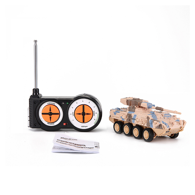 Zdalnie sterowany wojskowy czołg RC z światłami i dźwiękiem, ładowalny, model do zabawy na urodziny dzieci - Wianko - 11