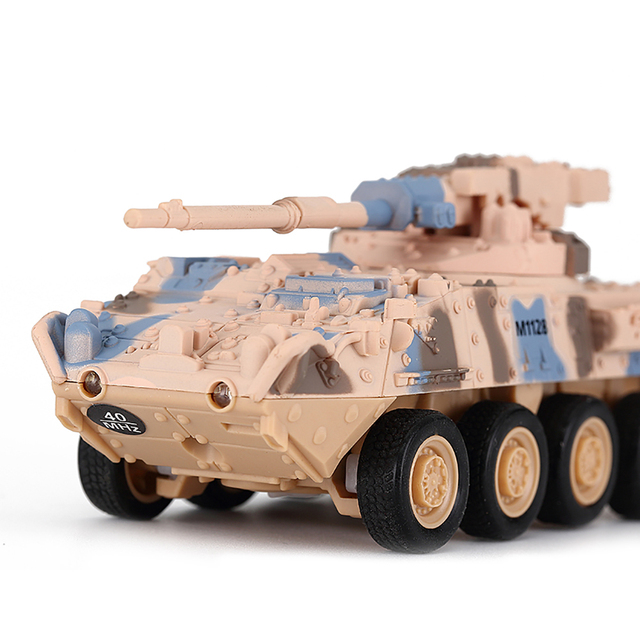 Zdalnie sterowany wojskowy czołg RC z światłami i dźwiękiem, ładowalny, model do zabawy na urodziny dzieci - Wianko - 3