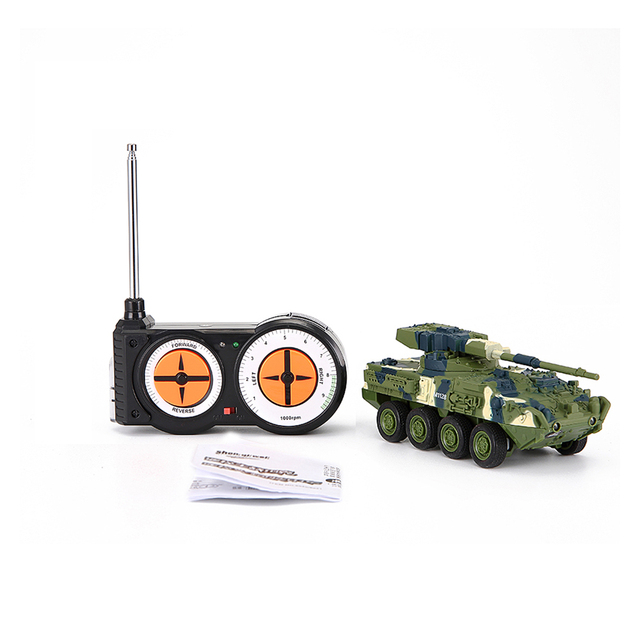 Zdalnie sterowany wojskowy czołg RC z światłami i dźwiękiem, ładowalny, model do zabawy na urodziny dzieci - Wianko - 10