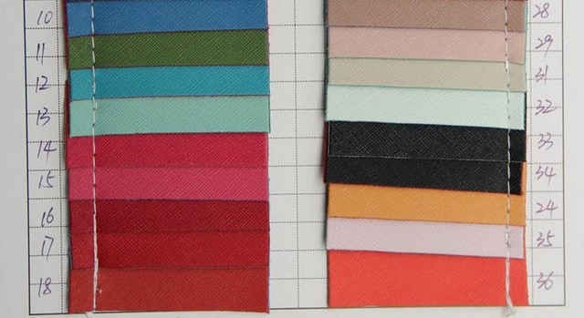 Nowoczesna, kolorowa skórzana tkanina meblowa o wysokiej jakości - grubość 1.5mm - Wianko - 5