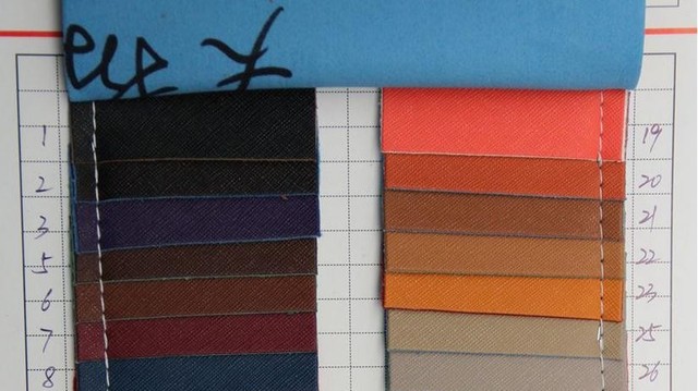 Nowoczesna, kolorowa skórzana tkanina meblowa o wysokiej jakości - grubość 1.5mm - Wianko - 4