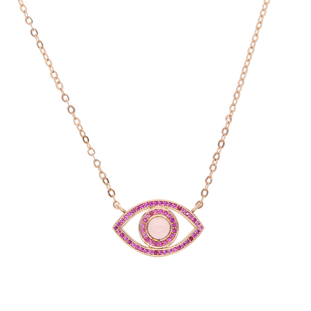 Różowe złoto naszyjnik choker z czarnym cyrkonem - elegancka biżuteria dla kobiet - Wianko - 7