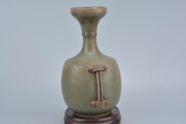 Porcelanowa waza SongDynasty, ręcznie malowane rzemiosło, kolekcjonerska ozdoba - #037, Kiln Yue - Wianko - 5