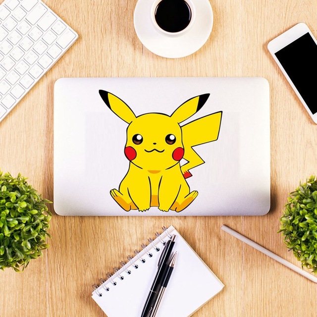 Naklejki samochodowe Anime Kawaii Pikachu - wodoodporne, na okno i zderzak. Prezent dla dzieci, gorące zabawki - Wianko - 1