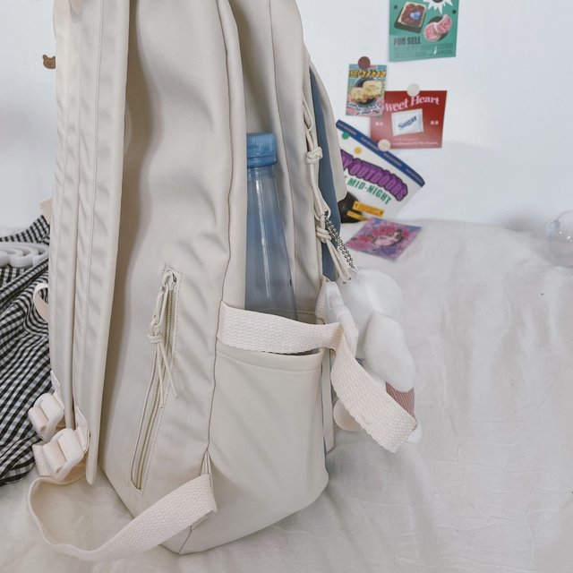 Plecak Kawaii dla dziewcząt i kobiet, wysoka szkoła, duży rozmiar, nylon, dla studentek, na laptopa - Wianko - 8