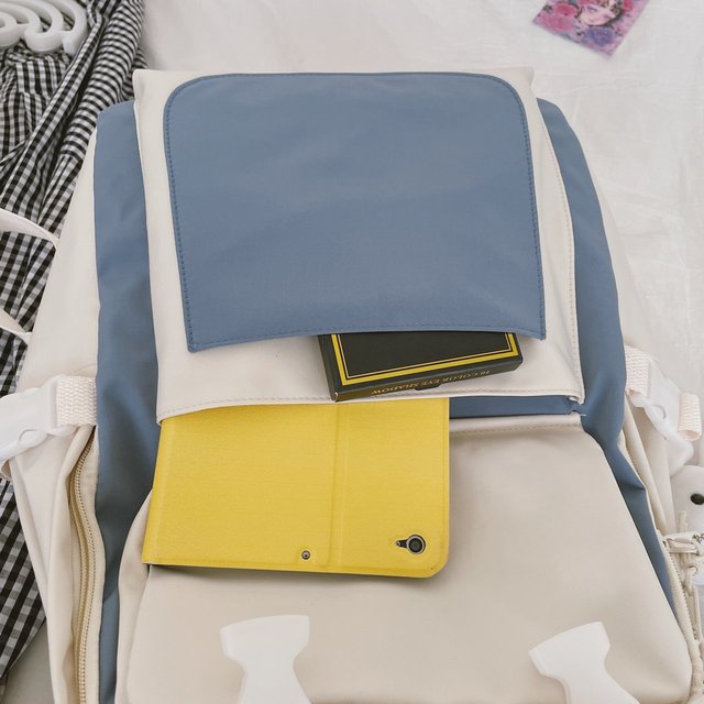 Plecak Kawaii dla dziewcząt i kobiet, wysoka szkoła, duży rozmiar, nylon, dla studentek, na laptopa - Wianko - 10