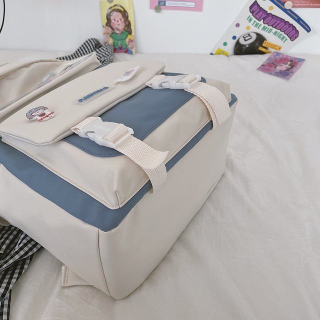 Plecak Kawaii dla dziewcząt i kobiet, wysoka szkoła, duży rozmiar, nylon, dla studentek, na laptopa - Wianko - 6