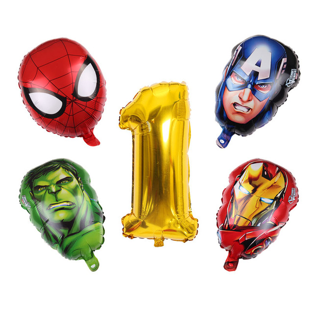 Dekoracje na imprezę urodzinową The Avengers - balony, papierowe kubki i talerze chłopiec Baby Shower, jednorazowe zastawy stołowe - Wianko - 10