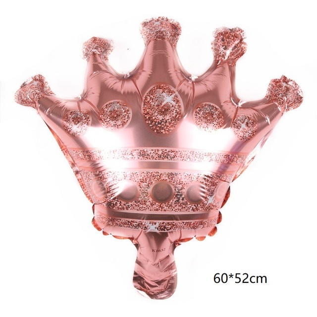 39 cali złota korona z balonów foliowych książę księżniczka Baby Shower urodziny balony ślubne dorosłych - Wianko - 8