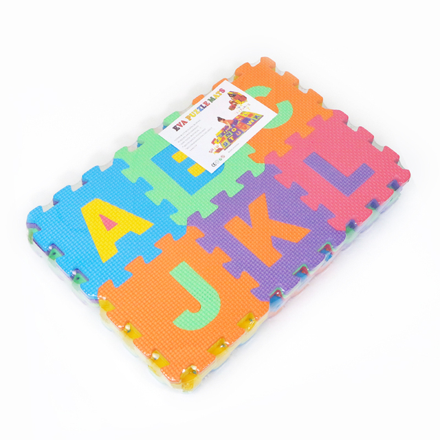 Dziecięcy dywan matowy z pianki EVA - 36 sztuk w partii, kolor indeksujący, miękkie maty do układania puzzli i tworzenia blokujących podłogowych płytek - Wianko - 6