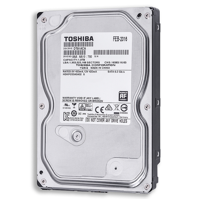 Toshiba 500GB 3.5 Cala SATA3 6Gb/s HDD 32MB Cache 7200RPM - Wianko - 3
