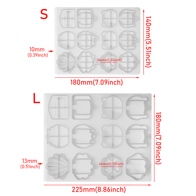 Silikonowa forma do gliny z kroplomierzem i zapinaną klamrą - Wianko - 1