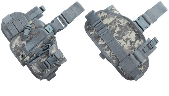 Kabura taktyczna wielofunkcyjna do pistoletu, wiązana na nogę, kamuflaż, Outdoor - Wianko - 15