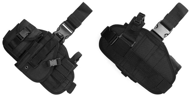 Kabura taktyczna wielofunkcyjna do pistoletu, wiązana na nogę, kamuflaż, Outdoor - Wianko - 16