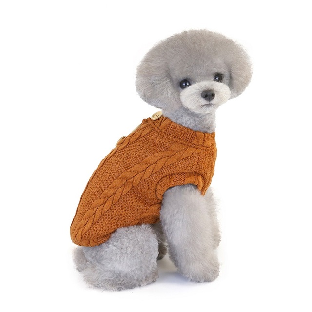 Sweter dla zwierząt domowych zimowy, miękki, aksamitny, dla małych i średnich psów, kolorowy - Wianko - 13