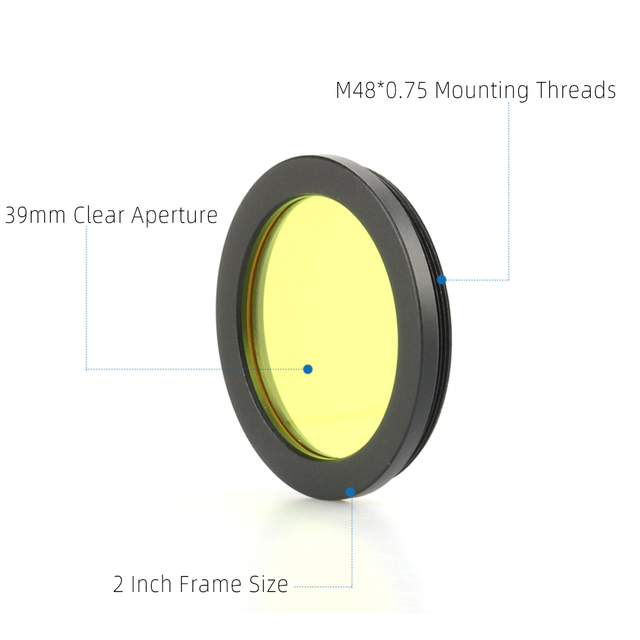 Teleskop EYSDON 2 Cal z filtrem RGB M48 * 0.75, optyka astronomiczna z filtrem do lunety - Wianko - 4