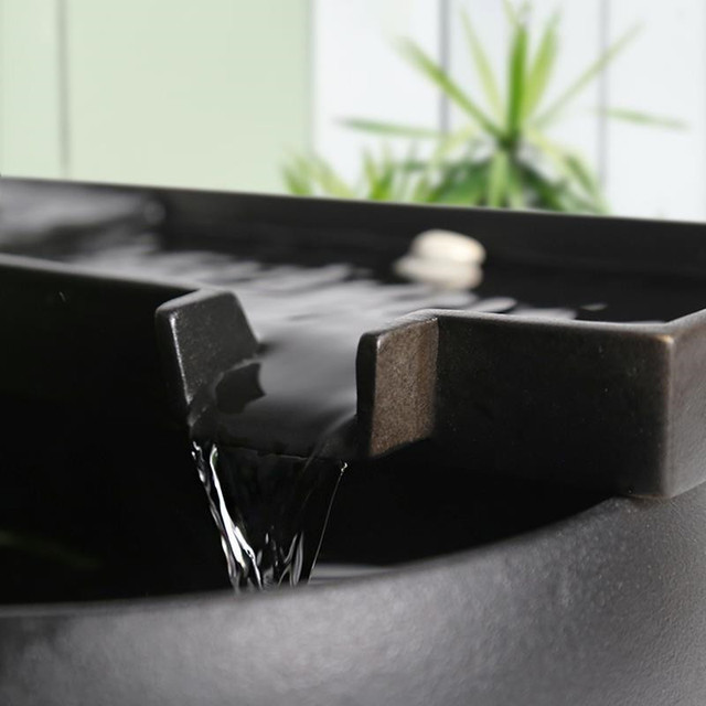 Ceramiczne poidełko-fontanna dla kotów - automatyczne dozownik pitnej wody USB - Wianko - 17
