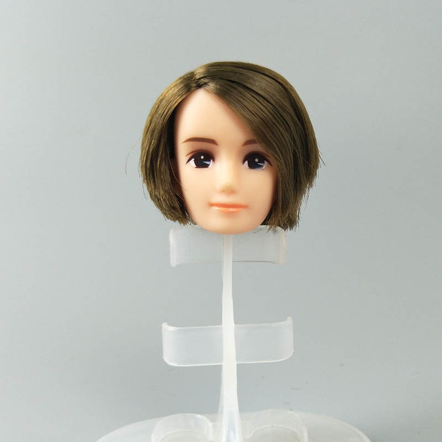 DIY lalka głowa dla Licca - wysokiej jakości, wykonana z miękkiego tworzywa sztucznego, dla chłopca BJD mężczyzny - akcesoria dla dzieci - Wianko - 3