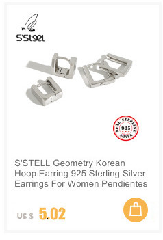 925 Srebrne kolczyki w kształcie obręczy dla kobiet w stylu koreańskim - Wianko - 6