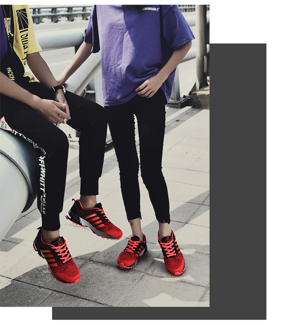 Duże wygodne męskie buty casual w stylu 2021, oddychające, do biegania i spacerów (rozmiar 47) - Wianko - 2