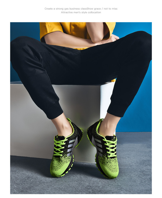 Duże wygodne męskie buty casual w stylu 2021, oddychające, do biegania i spacerów (rozmiar 47) - Wianko - 26