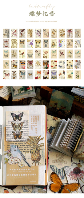 Kolekcja Notatki w Stylu Retro z Papierem Junk Journal - Styl Vintage, Planner, Scrapbooking, Dekoracja DIY - Wianko - 6