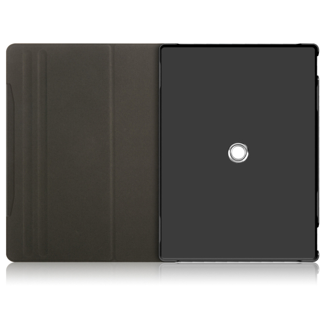 Etui obrotowe ze stojakiem PocketBook InkPad Lite, skóra PU, czarna - Wianko - 5