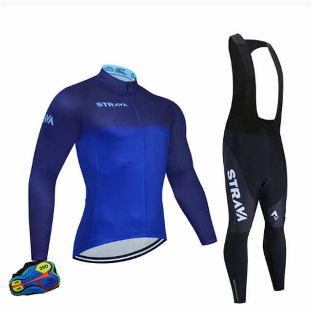Zestaw rowerowy Triathlon Lato 2021 - odzież anty-UV, oddychająca, Mountain Jersey i garnitur kolarstwo Strava - Wianko - 2