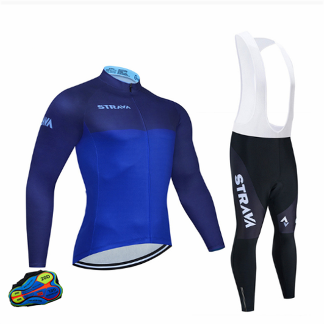 Zestaw rowerowy Triathlon Lato 2021 - odzież anty-UV, oddychająca, Mountain Jersey i garnitur kolarstwo Strava - Wianko - 3