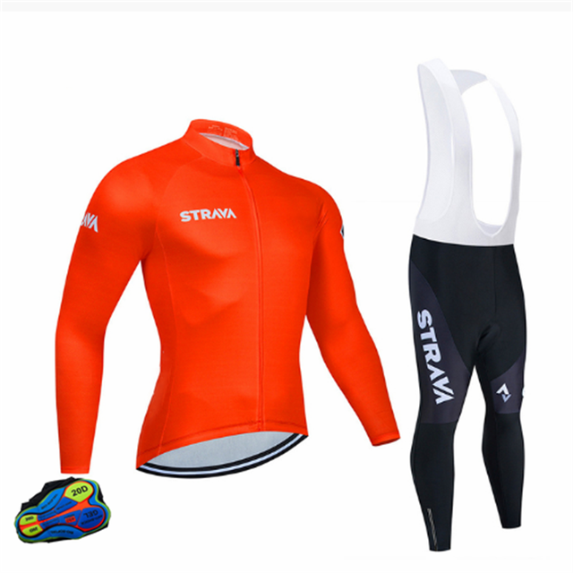 Zestaw rowerowy Triathlon Lato 2021 - odzież anty-UV, oddychająca, Mountain Jersey i garnitur kolarstwo Strava - Wianko - 5