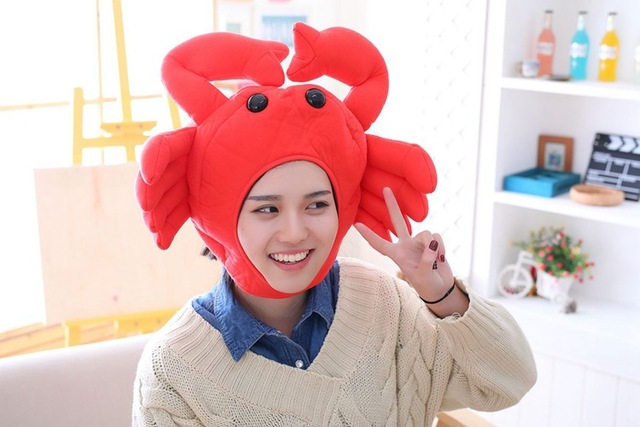 Czapka pluszowa Big Crab - Kawaii Cartoon - postać z Anime Doll, świetny prezent dla dzieci, złap zdjęcia z rekwizytami - Wianko - 8