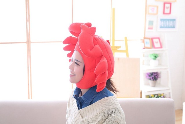 Czapka pluszowa Big Crab - Kawaii Cartoon - postać z Anime Doll, świetny prezent dla dzieci, złap zdjęcia z rekwizytami - Wianko - 4