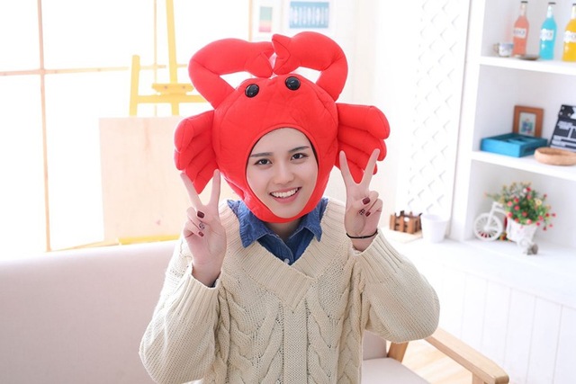 Czapka pluszowa Big Crab - Kawaii Cartoon - postać z Anime Doll, świetny prezent dla dzieci, złap zdjęcia z rekwizytami - Wianko - 9