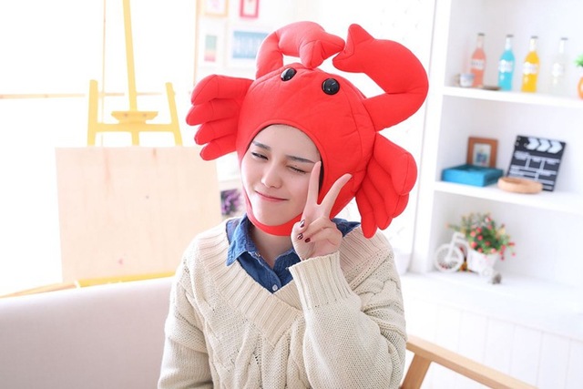 Czapka pluszowa Big Crab - Kawaii Cartoon - postać z Anime Doll, świetny prezent dla dzieci, złap zdjęcia z rekwizytami - Wianko - 7