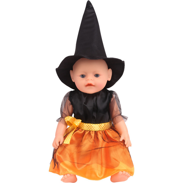 Lalka na Halloween dla lalek 18 Cal ubrania dla amerykańskiej noworodkowej dziewczynki - Wianko - 2