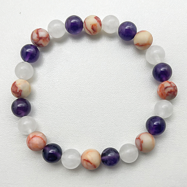 Pleciona bransoletka z naturalnym kamieniem perła i paciorkami - czarujący dodatek dla par i przyjaciół, prezent 2021 - Wianko - 12