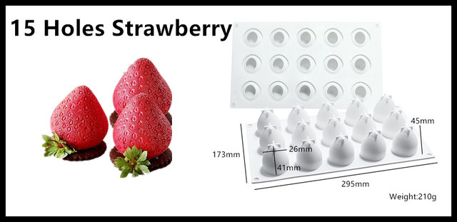 Forma do pieczenia ciasta SHENHONG Silikonowa 3D - idealna na lato, ślubne desery z owocami - Wianko - 31