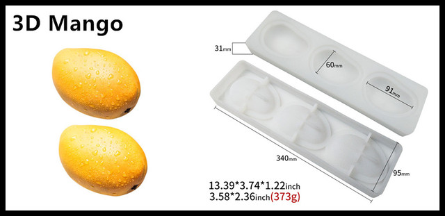 Forma do pieczenia ciasta SHENHONG Silikonowa 3D - idealna na lato, ślubne desery z owocami - Wianko - 12